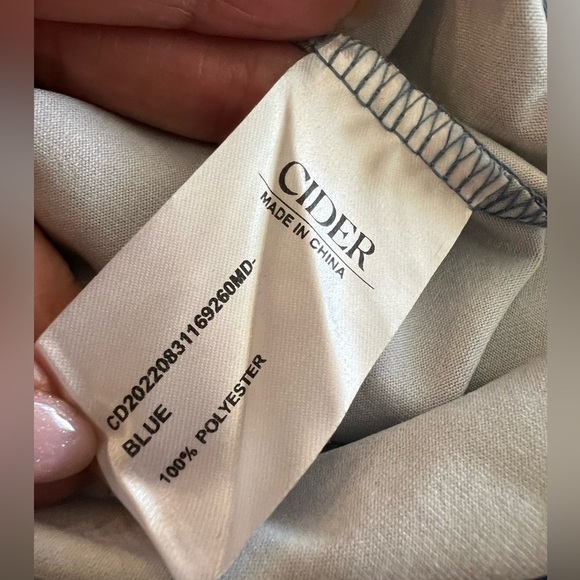 CIDER TROMPE L'OEIL PRINTS CUT OUT KNITTED MAXI DRESS Size Large NWT - Picture 9 of 10